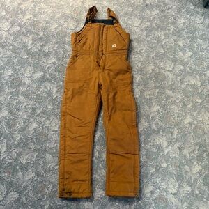 Carhartt Women's Loose Fit Washed Duck Insulated Biberall